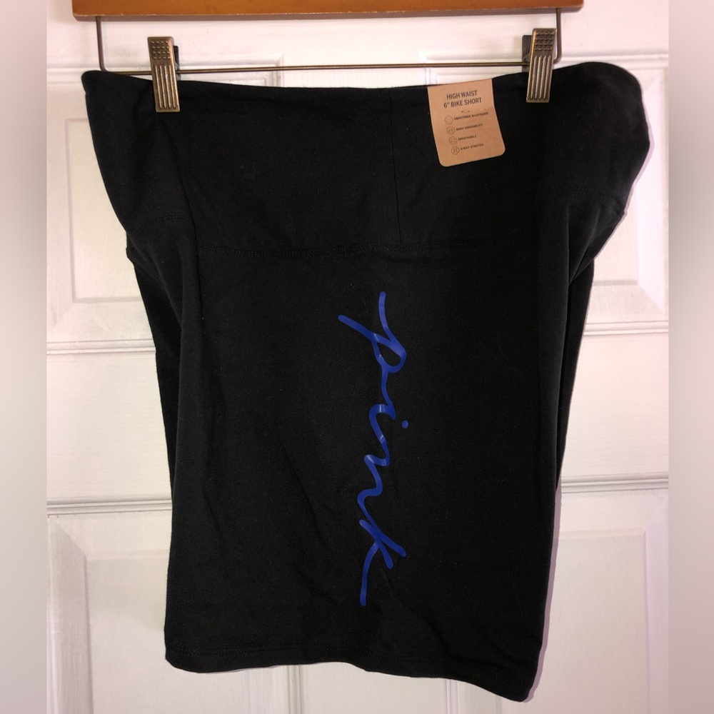 PINK Script Biker Short